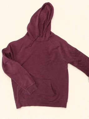 Women's Burgundy Pullover Hoodie - Unbranded